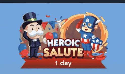 Heroic Salute Monopoly Go Rewards List (December 2, 2024)